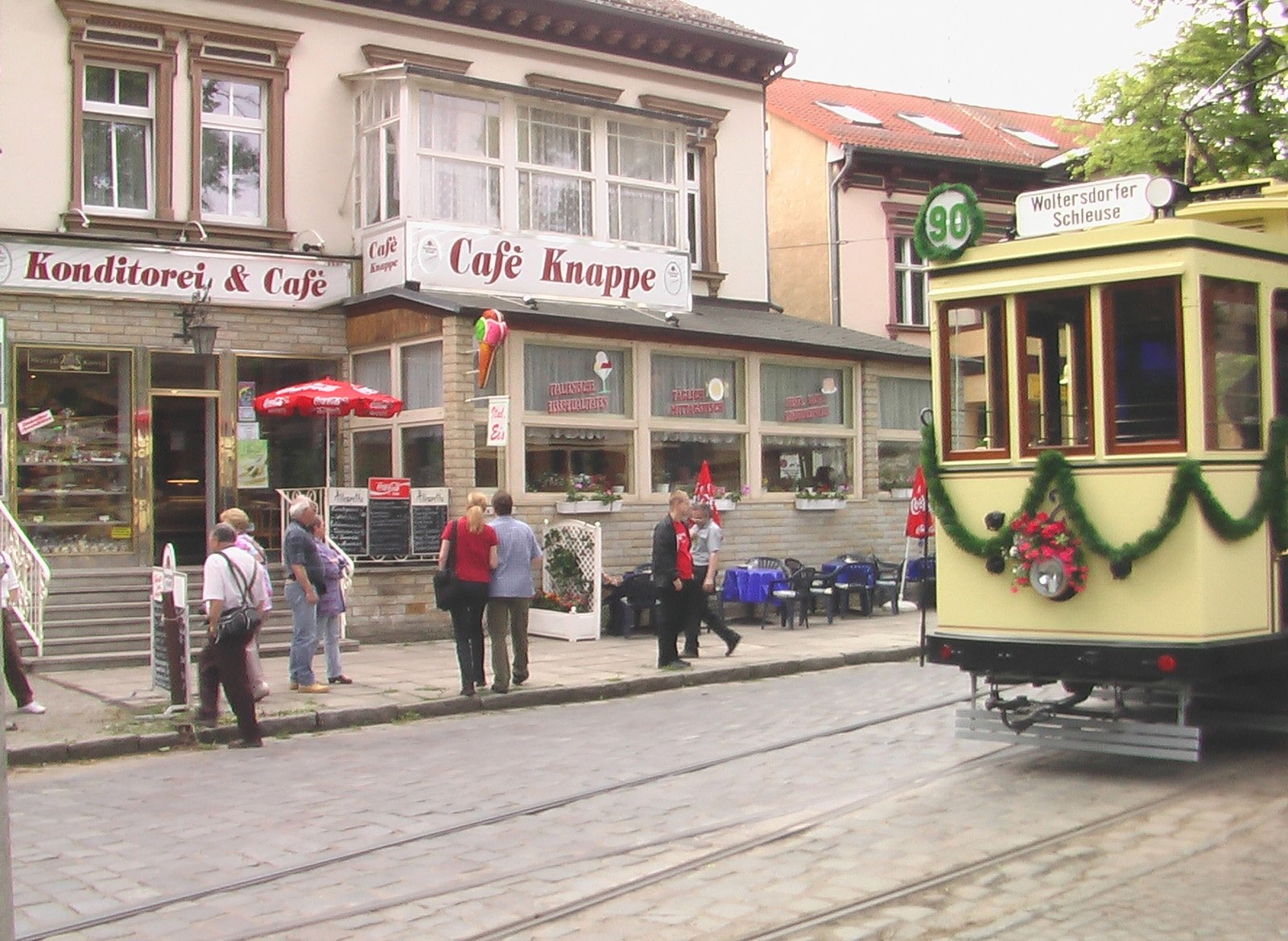 Café Knappe an der Woltersdorfer Schleuse