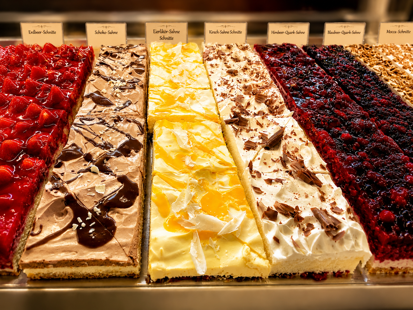 Hausgemachte Kuchen und Torten